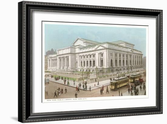 Public Library, New York City-null-Framed Art Print