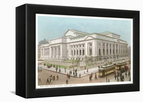 Public Library, New York City-null-Framed Stretched Canvas