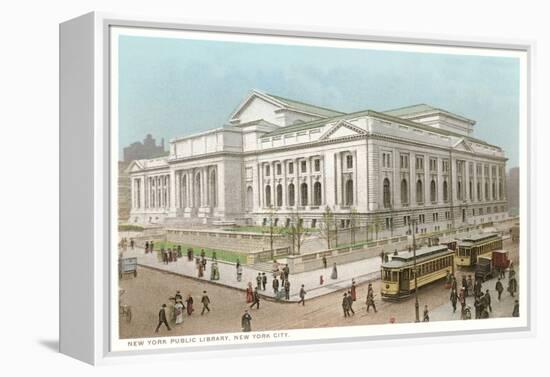 Public Library, New York City-null-Framed Stretched Canvas