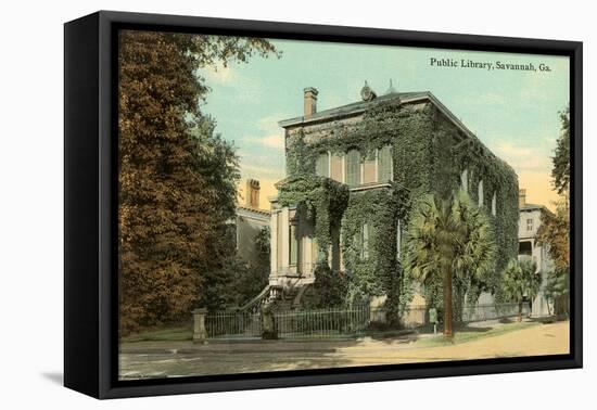 Public Library, Savannah, Georgia-null-Framed Stretched Canvas