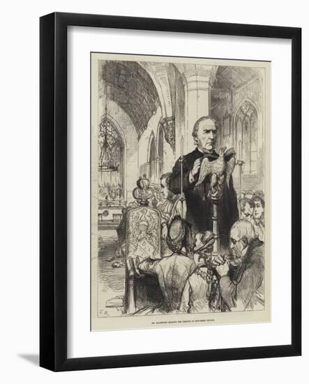 Public Life and Character of Mr Gladstone-Charles Robinson-Framed Giclee Print