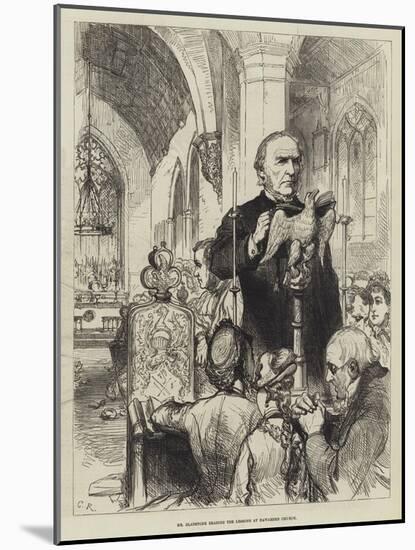 Public Life and Character of Mr Gladstone-Charles Robinson-Mounted Giclee Print