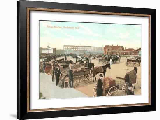 Public Market, Rochester, New York-null-Framed Art Print