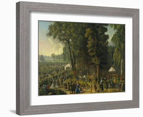 Public Merry-Making at Maryina Roshcha in Moscow, 1840S-null-Framed Giclee Print