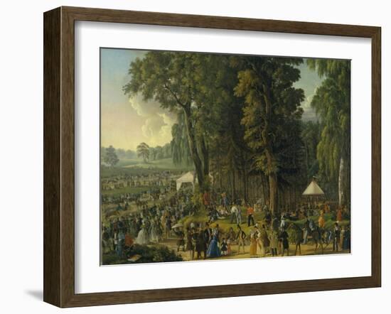 Public Merry-Making at Maryina Roshcha in Moscow, 1840S-null-Framed Giclee Print