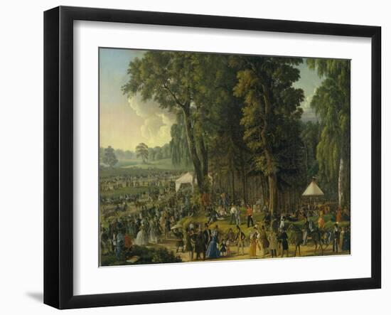 Public Merry-Making at Maryina Roshcha in Moscow, 1840S-null-Framed Giclee Print