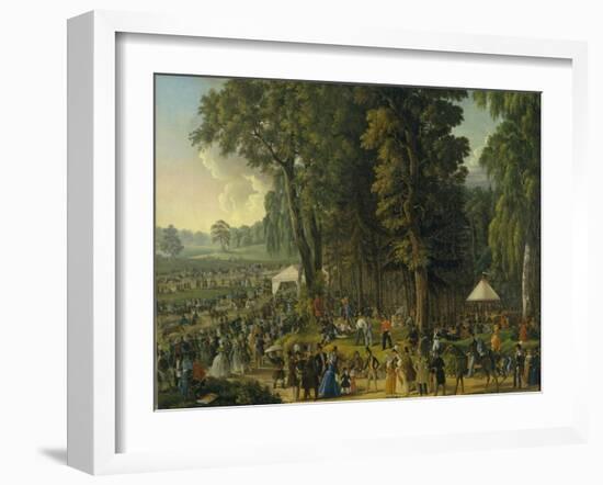 Public Merry-Making at Maryina Roshcha in Moscow, 1840S-null-Framed Giclee Print