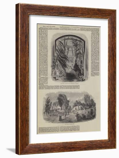 Public Parks and Gardens-null-Framed Giclee Print