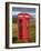 Public Phone Box, Ellishadder, Near Staffin, Trotternish Peninsula, Isle of Skye, Scotland-David Wall-Framed Photographic Print