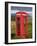 Public Phone Box, Ellishadder, Near Staffin, Trotternish Peninsula, Isle of Skye, Scotland-David Wall-Framed Photographic Print