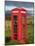 Public Phone Box, Ellishadder, Near Staffin, Trotternish Peninsula, Isle of Skye, Scotland-David Wall-Mounted Photographic Print