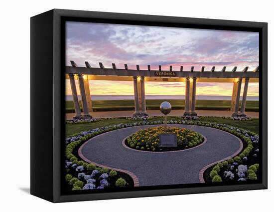 Public Plaza in the Art Deco City of Napier, North Island, New Zealand, Pacific-Don Smith-Framed Premier Image Canvas