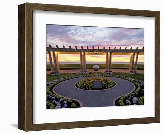 Public Plaza in the Art Deco City of Napier, North Island, New Zealand, Pacific-Don Smith-Framed Photographic Print