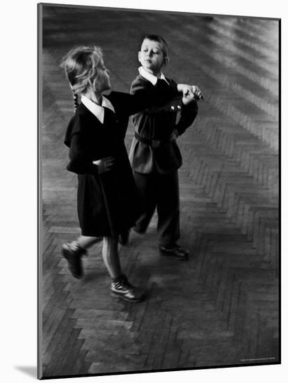 Public School Students Taking Rhythmic Dance Class-Howard Sochurek-Mounted Photographic Print