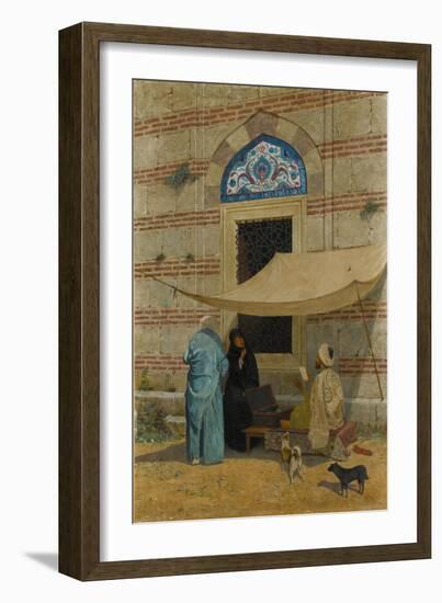 Public Scribe-Osman Hamdi Bey-Framed Giclee Print