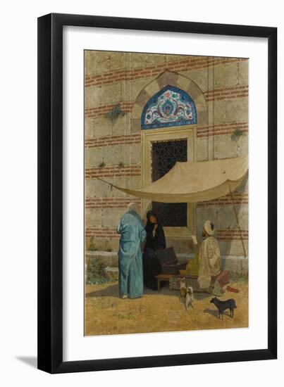 Public Scribe-Osman Hamdi Bey-Framed Giclee Print