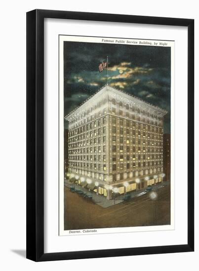 Public Service Building, Denver, Colorado-null-Framed Art Print