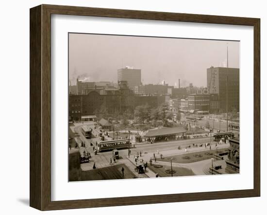 Public Square, Cleveland, Ohio-null-Framed Photo