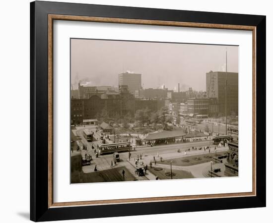 Public Square, Cleveland, Ohio-null-Framed Photo