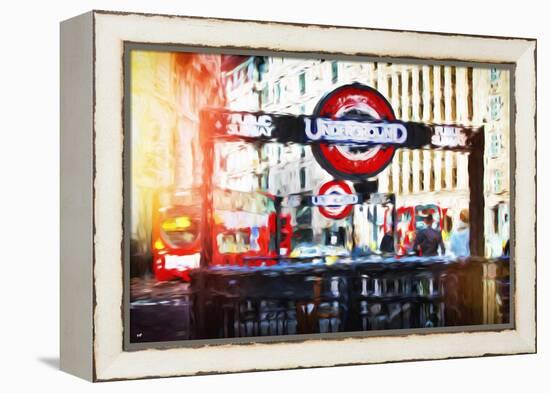 Public Subway - In the Style of Oil Painting-Philippe Hugonnard-Framed Premier Image Canvas
