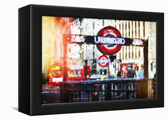 Public Subway - In the Style of Oil Painting-Philippe Hugonnard-Framed Premier Image Canvas