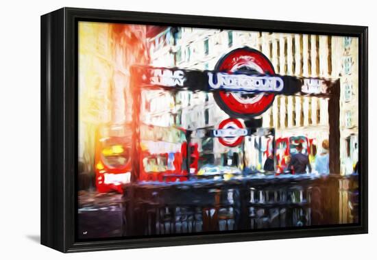 Public Subway - In the Style of Oil Painting-Philippe Hugonnard-Framed Premier Image Canvas