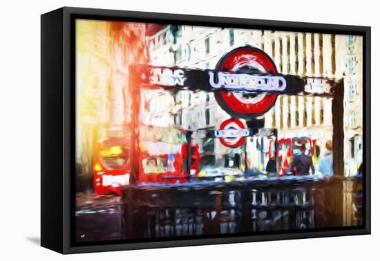 Public Subway - In the Style of Oil Painting-Philippe Hugonnard-Framed Premier Image Canvas