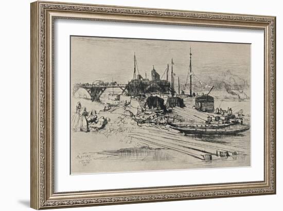 'Public Waste Dump, Quai de la Gare', 1915-Auguste Lepere-Framed Giclee Print