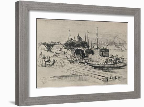 'Public Waste Dump, Quai de la Gare', 1915-Auguste Lepere-Framed Giclee Print