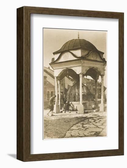 Public Water Fountain - Bosnia - Banjaluka-null-Framed Photographic Print