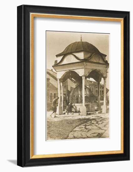 Public Water Fountain - Bosnia - Banjaluka-null-Framed Photographic Print