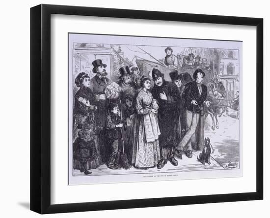 Public Witness of the Solar Eclipse, London, C1870-null-Framed Giclee Print
