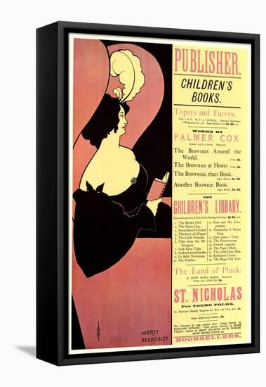 Publisher, Children's Books, 1894-Aubrey Beardsley-Framed Premier Image Canvas