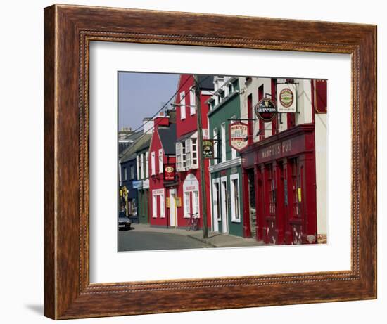 Pubs in Dingle, County Kerry, Munster, Eire (Republic of Ireland)-Roy Rainford-Framed Photographic Print