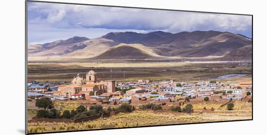 Pucara Seen from Pukara Inca Ruins, Puno Region, Peru, South America-Matthew Williams-Ellis-Mounted Photographic Print
