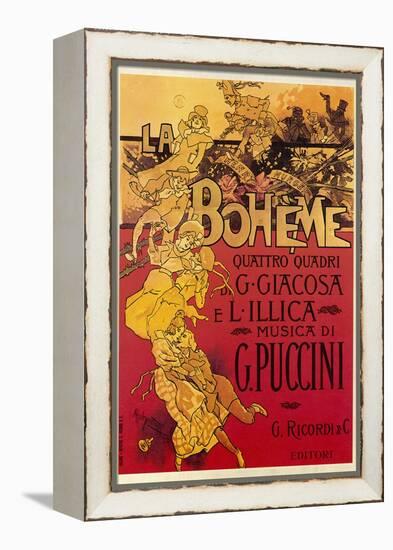 Puccini, La Boheme-Adolfo Hohenstein-Framed Premier Image Canvas