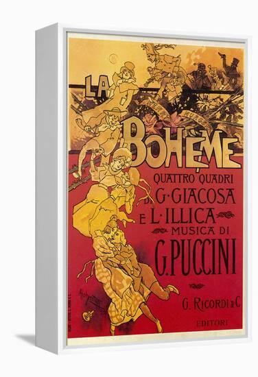 Puccini, La Boheme-Adolfo Hohenstein-Framed Premier Image Canvas