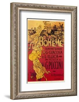 Puccini, La Boheme-Adolfo Hohenstein-Framed Photographic Print
