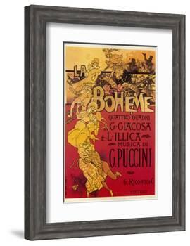 Puccini, La Boheme-Adolfo Hohenstein-Framed Photographic Print