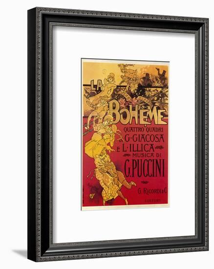 Puccini, La Boheme-Adolfo Hohenstein-Framed Photographic Print