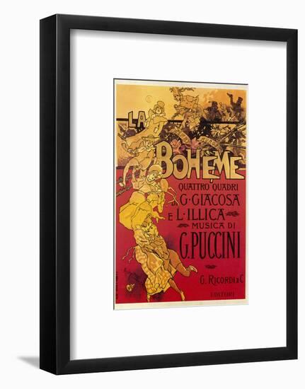 Puccini, La Boheme-Adolfo Hohenstein-Framed Photographic Print