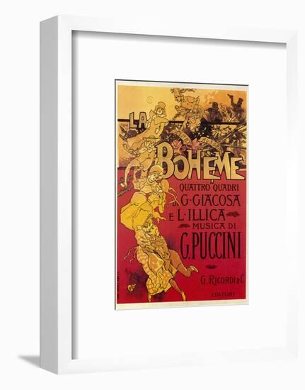 Puccini, La Boheme-Adolfo Hohenstein-Framed Photographic Print