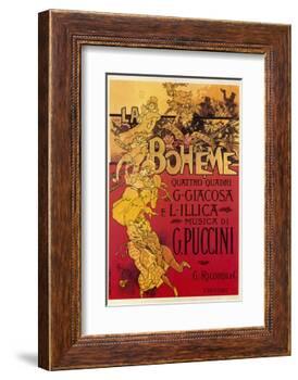 Puccini, La Boheme-Adolfo Hohenstein-Framed Photographic Print
