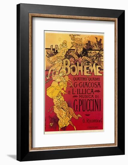 Puccini, La Boheme-Adolfo Hohenstein-Framed Photographic Print