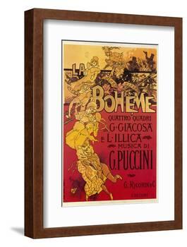 Puccini, La Boheme-Adolfo Hohenstein-Framed Photographic Print