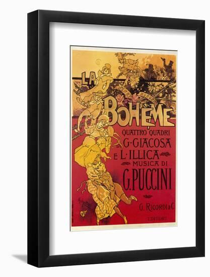 Puccini, La Boheme-Adolfo Hohenstein-Framed Photographic Print