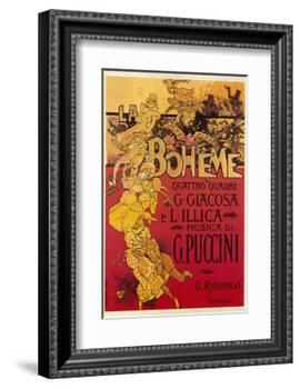 Puccini, La Boheme-Adolfo Hohenstein-Framed Photographic Print