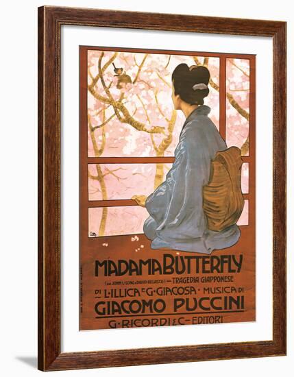 Puccini, Madama Butterfly-null-Framed Art Print