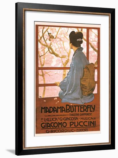 Puccini, Madama Butterfly-Leopoldo Metlicovitz-Framed Premium Giclee Print