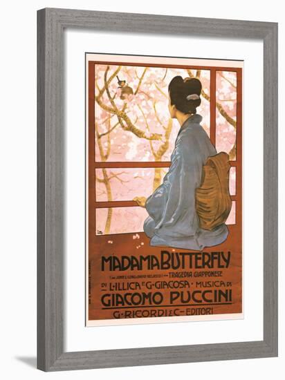 Puccini, Madama Butterfly-Leopoldo Metlicovitz-Framed Premium Giclee Print